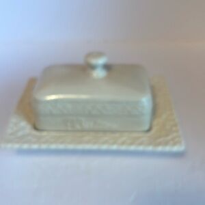 Light Cream Color Butter Dish
